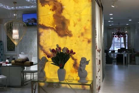 Оникс в интерьере нового офиса Luxury Antonovich Design