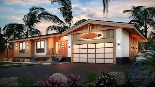 Фото из портфолио Гавайские фасады – фотографии дизайна интерьеров на INMYROOM