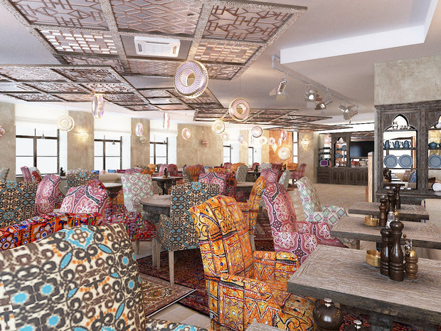 Фото из портфолио Ресторан индийской кухни – фотографии дизайна интерьеров на INMYROOM