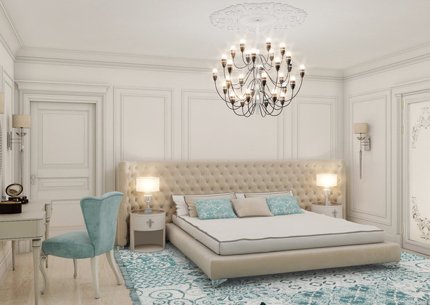 Фото из портфолио "Классический аквамарин" – фотографии дизайна интерьеров на INMYROOM