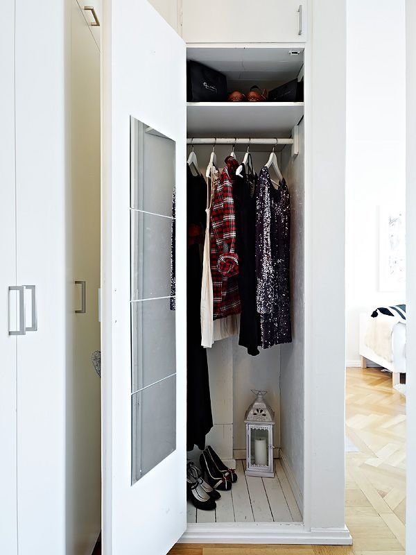 Фотография: Прихожая в стиле Скандинавский, Малогабаритная квартира, Квартира, Дома и квартиры, Минимализм – фото на INMYROOM