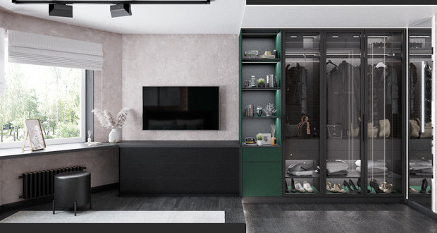 Фото из портфолио Квартира в стиле ЛОФТ 45 кв.м – фотографии дизайна интерьеров на INMYROOM