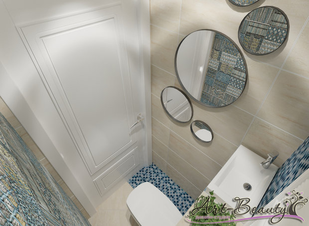 Фото из портфолио Бирюзовые акценты – фотографии дизайна интерьеров на INMYROOM