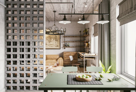 Квартира с элементами LOFT