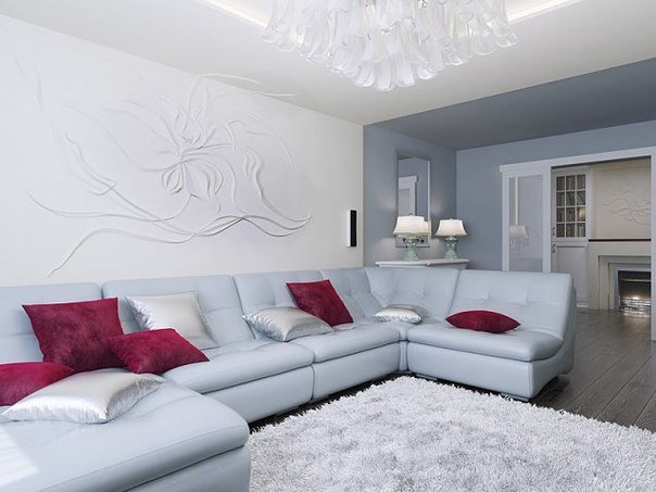 Фотография: Гостиная в стиле Хай-тек – фото на INMYROOM