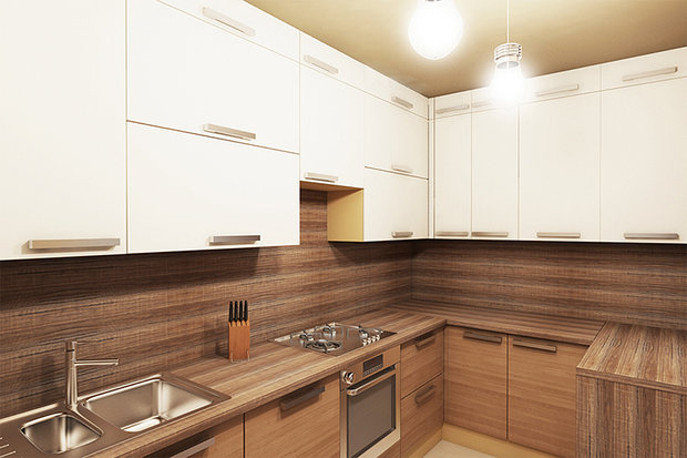 Фото из портфолио Теплая гостиная с камином, г. Сургут, ЖК "Европейский" – фотографии дизайна интерьеров на INMYROOM