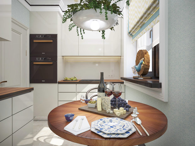 Фотография: Кухня и столовая в стиле Современный, Советы, маленькая кухня, REHAU, Любовь Маленкина – фото на INMYROOM