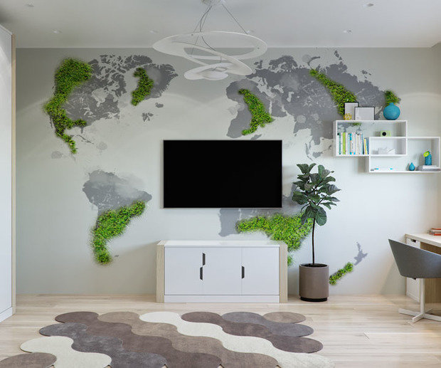 Фото из портфолио Пятый элемент – фотографии дизайна интерьеров на INMYROOM