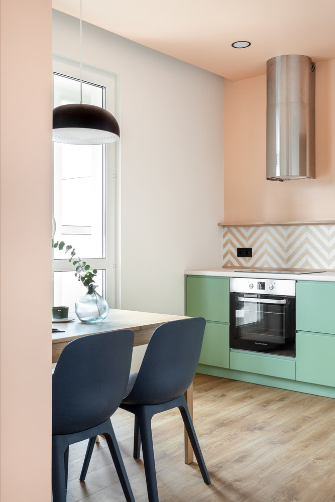 Фотография: Кухня и столовая в стиле Современный, Квартира, Проект недели, Москва, 2 комнаты, 40-60 метров, КубКвадрат – фото на INMYROOM Фотография: Кухня и столовая в стиле Современный, Квартира, Проект недели, Москва, 2 комнаты, 40-60 метров, КубКвадрат – фото на INMYROOM