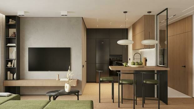 Фото из портфолио ИНТЕРЬЕР КВАРТИРЫ ЖК Видный берег – фотографии дизайна интерьеров на INMYROOM