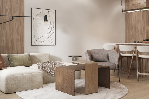 Фото из портфолио Квартира для пары – фотографии дизайна интерьеров на INMYROOM