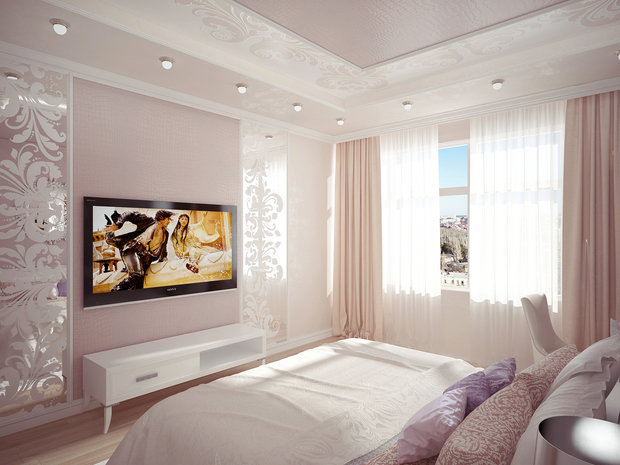 Фото из портфолио Спальня Нежность – фотографии дизайна интерьеров на INMYROOM