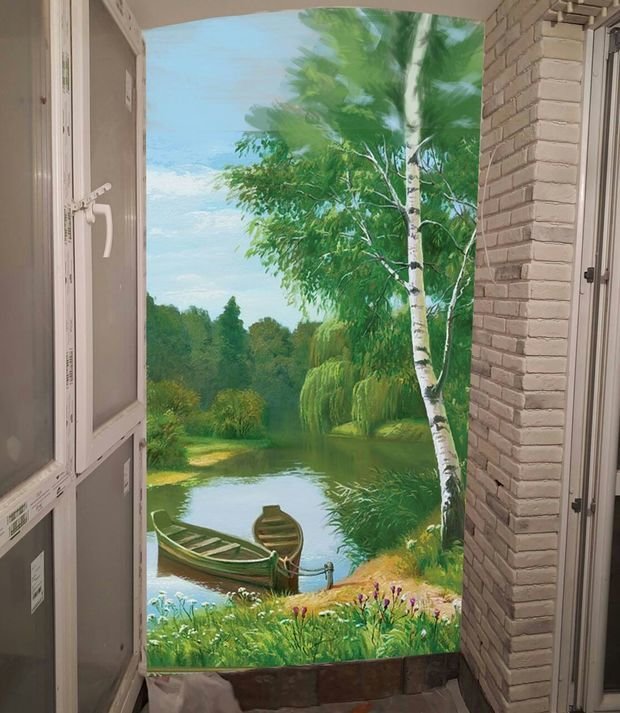 Фото из портфолио Роспись в интерьере – фотографии дизайна интерьеров на INMYROOM