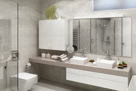 Лаконичная ванная