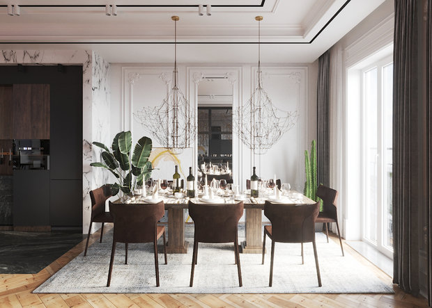 Фотография: Кухня и столовая в стиле Эклектика – фото на INMYROOM