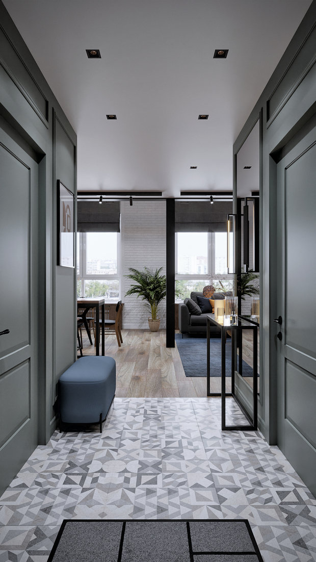 Фото из портфолио Двухуровневая квартира в ЖК "Сердце Столицы" – фотографии дизайна интерьеров на INMYROOM