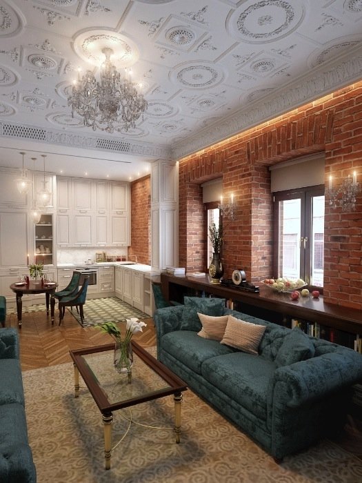 Фотография: Гостиная в стиле Прованс и Кантри, Классический, Лофт, Современный – фото на INMYROOM