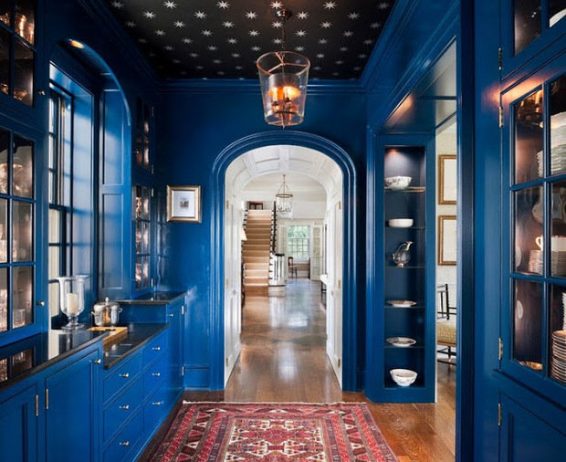 Фото из портфолио Королевский кобальтовый – фотографии дизайна интерьеров на INMYROOM