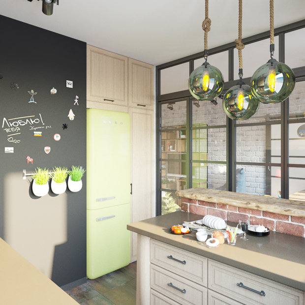 Фото из портфолио 44м2 квартира г. Москва – фотографии дизайна интерьеров на INMYROOM