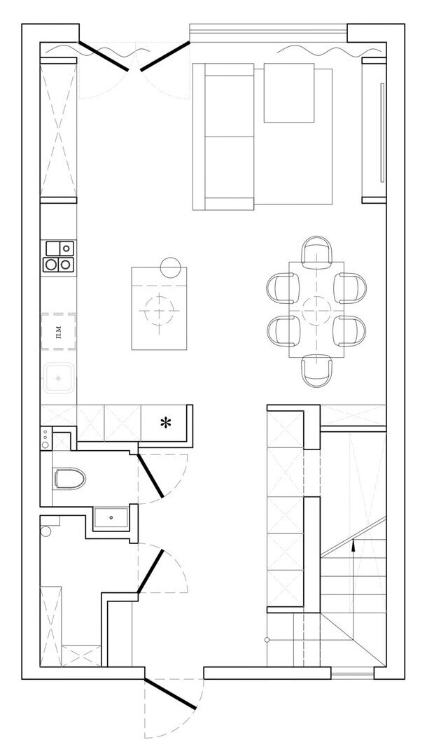 Фотография: Планировки в стиле , Дом, Проект дня, Дом и дача, Беларусь, 4 и больше, Более 90 метров, эклектика с элементами современного и винтажного стилей, Гродно, Юлия Страпко – фото на INMYROOM