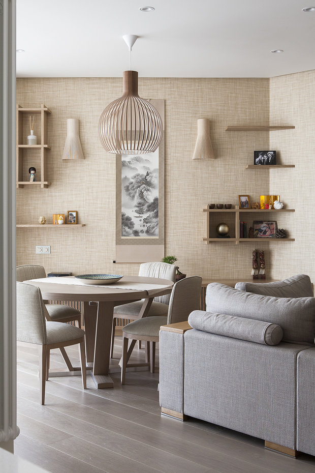 Фотография: Кухня и столовая в стиле Восточный, Минимализм, Квартира, Проект недели, Москва, Эко, новостройка, Ариана Ахмад, Татьяна Карякина, Монолитный дом, 4 и больше, Более 90 метров – фото на INMYROOM