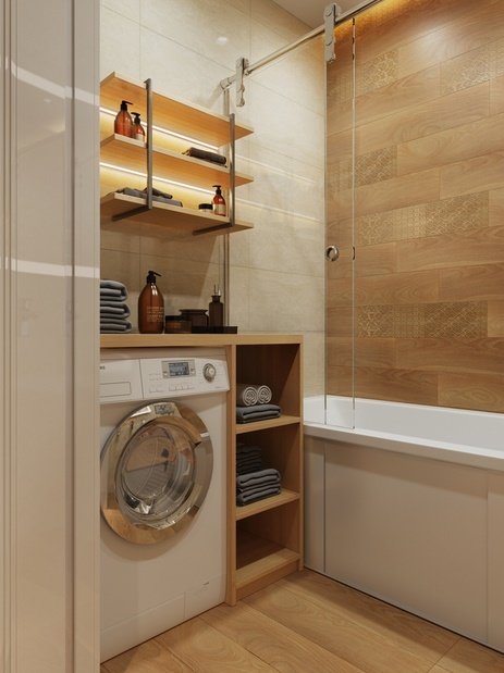 Фотография: Ванная в стиле Современный, Советы, маленькая ванная – фото на INMYROOM