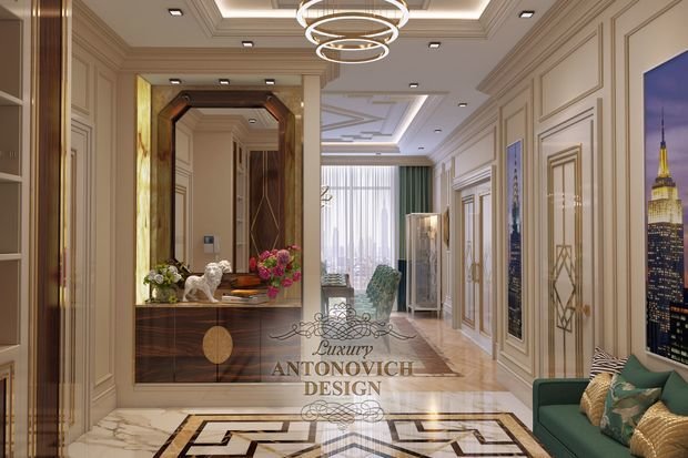 Фото из портфолио Квартира в неоклассическом стиле в ЖК Orda Towers, Астана – фотографии дизайна интерьеров на INMYROOM