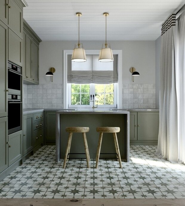 Фотография: Кухня и столовая в стиле Скандинавский, Современный, Эклектика, Винтажный, Дом, Проект дня, Дача, Москва, Дом и дача, 4 и больше, Более 90 метров, Вера Шеверденок – фото на INMYROOM