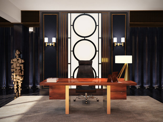 Фото из портфолио Офисные пространства – фотографии дизайна интерьеров на INMYROOM