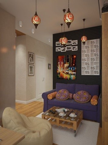 Фотография: Гостиная в стиле Восточный – фото на INMYROOM