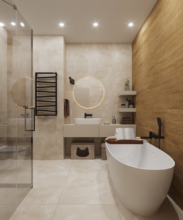 Фото из портфолио Ванная комната – фотографии дизайна интерьеров на INMYROOM