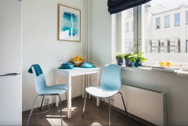 Фотография: Кухня и столовая в стиле Скандинавский, Эклектика, Квартира, Россия, Проект недели, Москва, Анна Ковальченко – фото на INMYROOM