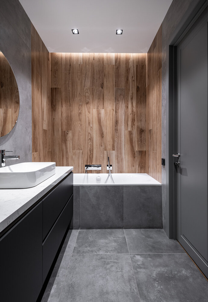 Фотография: Ванная в стиле Современный, Лофт, Квартира, Проект недели, Москва, 3 комнаты, 60-90 метров, Zconcept, Влада Загайнова – фото на INMYROOM