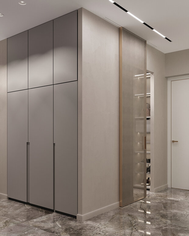 Фото из портфолио Дизайн интерьера квартиры в ЖК «Событие» в современном стиле – фотографии дизайна интерьеров на INMYROOM