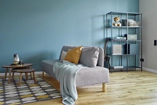 Фотография: Гостиная в стиле Минимализм, Гид, Студия Малицких, мебель ИКЕА в интерьере, Наталия Худая, Ольга Васильева, Ирина Петрова, Форма Дома, Архитектура Интерьера, Мария Микена – фото на INMYROOM