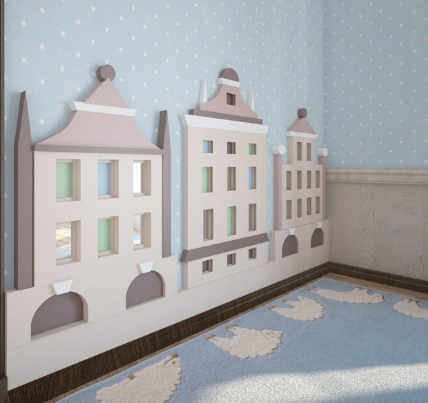 Фото из портфолио Комната двух сестер 3 и 5 лет – фотографии дизайна интерьеров на INMYROOM