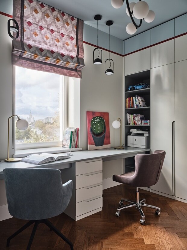 Фотография: Детская в стиле Современный, Классический, Квартира, Проект дня, Москва, Инна Величко, Сталинка, 4 и больше, Более 90 метров – фото на INMYROOM