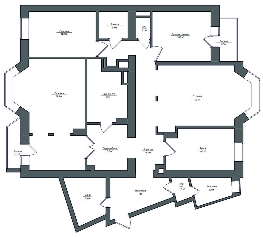 Обмерный план