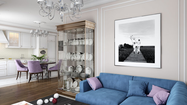 Фото из портфолио Нежная классика – фотографии дизайна интерьеров на INMYROOM