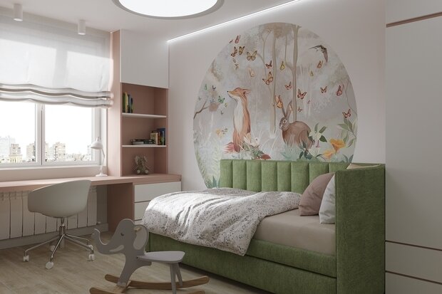 Фото из портфолио Интерьер трёхкомнатной квартиры в ЖК "Арт Квартал" – фотографии дизайна интерьеров на INMYROOM