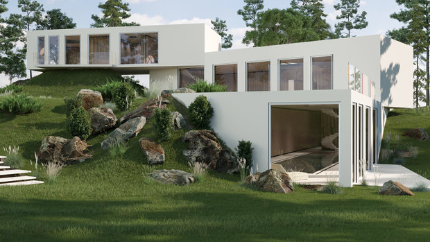 Фото из портфолио House in a modern style – фотографии дизайна интерьеров на INMYROOM