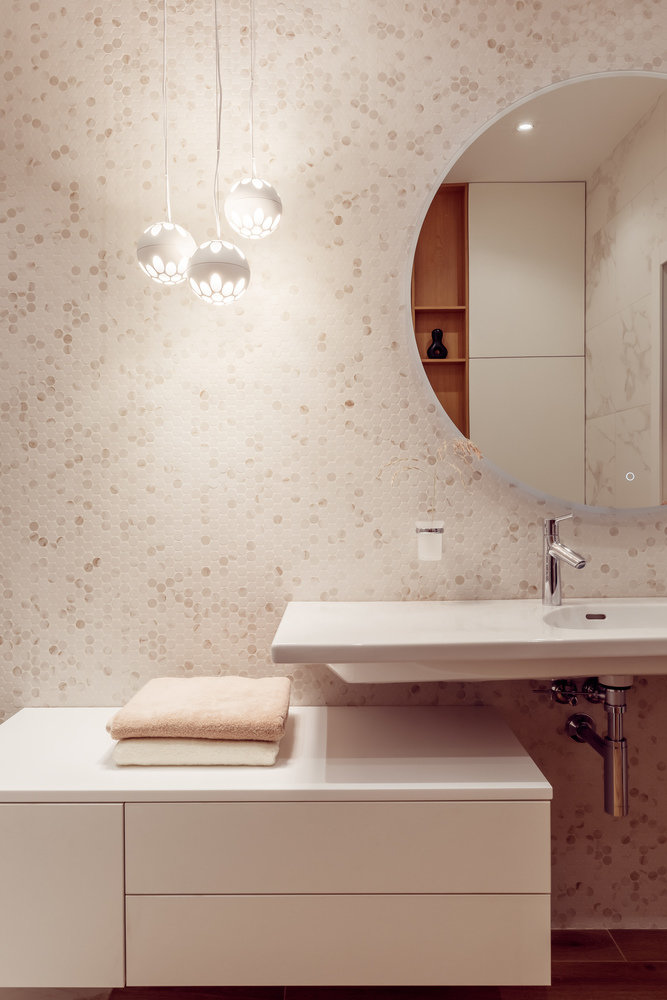 Фотография: Ванная в стиле Современный, Дом, Минимализм, Проект дня, Дом и дача, Ростов-на-Дону, 3 комнаты, Более 90 метров, Astar project – фото на INMYROOM