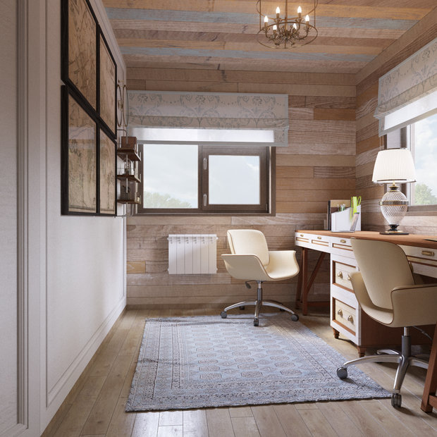 Фото из портфолио Деревенский прованс под Томском – фотографии дизайна интерьеров на INMYROOM