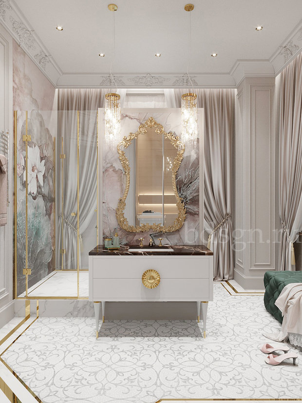 Фото из портфолио 3 королевские ванные в коттедже – фотографии дизайна интерьеров на INMYROOM
