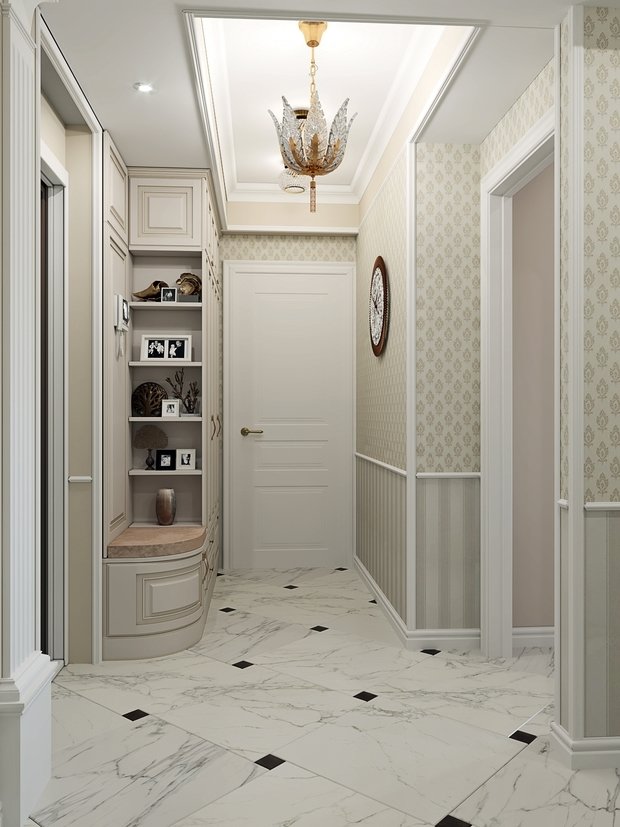 Фото из портфолио Светлая классика – фотографии дизайна интерьеров на INMYROOM