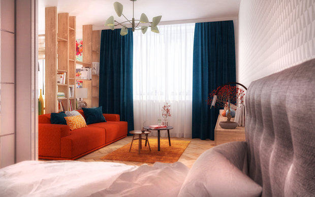 Фото из портфолио Квартира-студия в скандинавском стиле  – фотографии дизайна интерьеров на INMYROOM