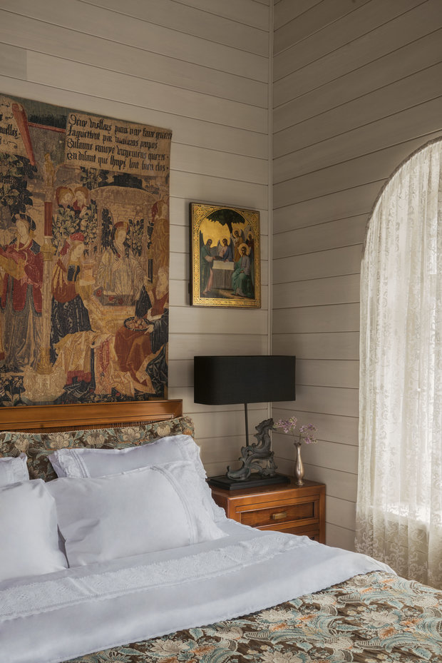 Фотография: Спальня в стиле Прованс и Кантри, Дом, Проект недели, Дом и дача, Московская область, 4 и больше, Более 90 метров, Абрамцево, Анна Насонова – фото на INMYROOM