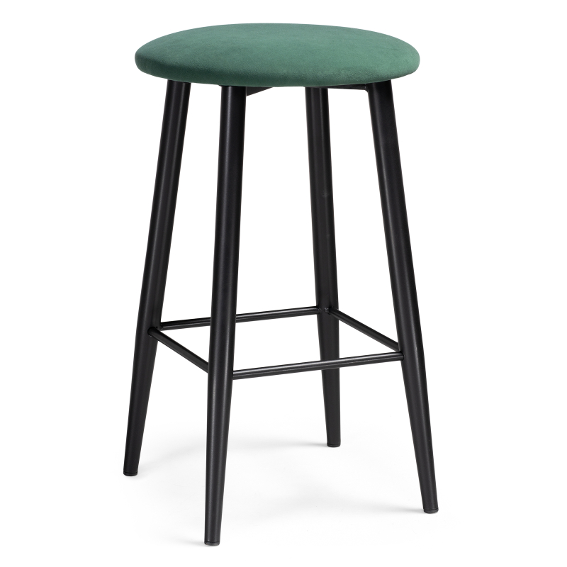 Полубарный стул Гангток зеленого цвета