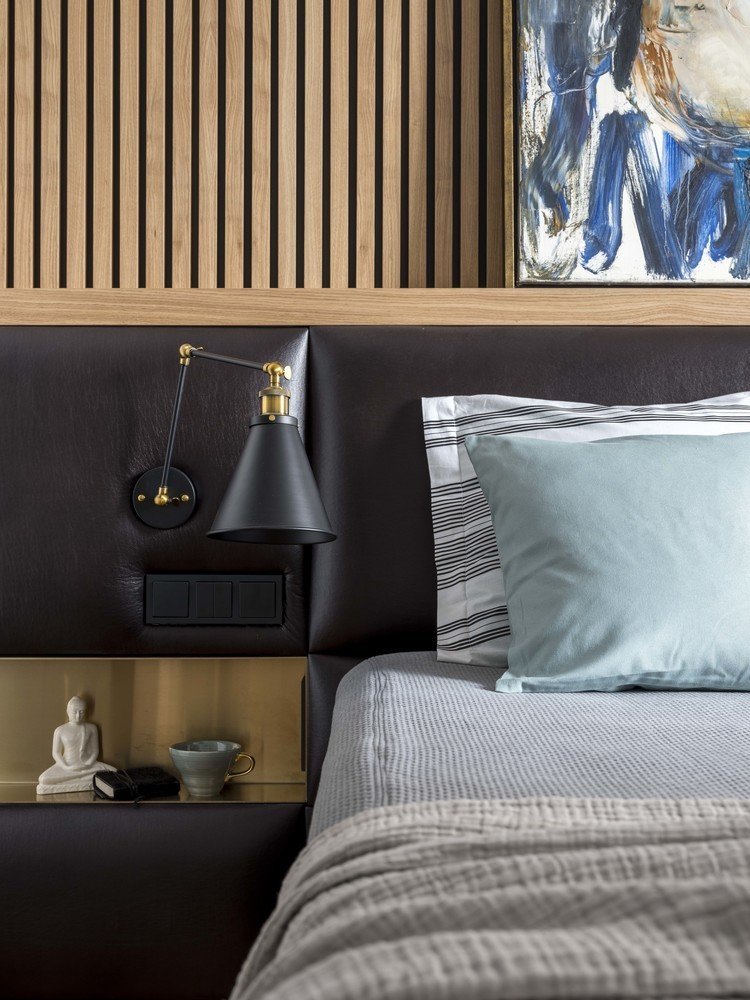 Фотография: Спальня в стиле Современный, Скандинавский, Квартира, Проект недели, Москва, Алексей Иванов, Павел Герасимов, Монолитный дом, ЖК «Водный», 2 комнаты, 60-90 метров – фото на INMYROOM