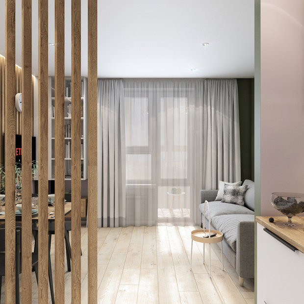Фото из портфолио Квартира 65,1 м2 (2021) – фотографии дизайна интерьеров на INMYROOM